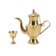 Factory wholesale copper wine pot, wine cup, offering supplies, wine container, wine pot, wine cup for household use.