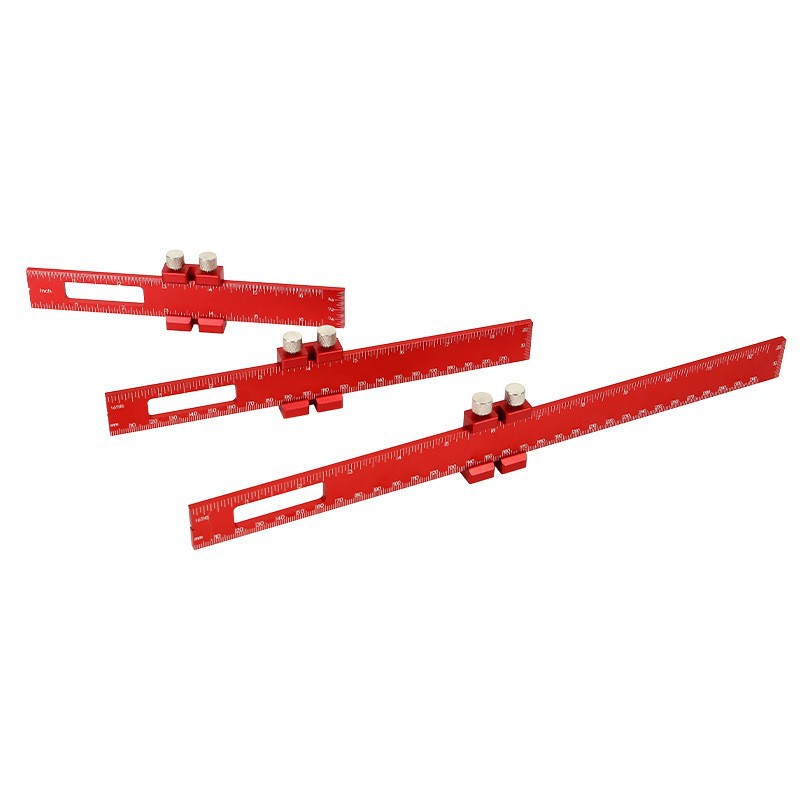 목공 마킹 통치자의 3 조각 세트