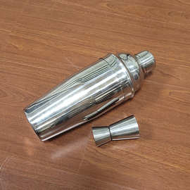不锈钢摇酒杯套装餐厅酒吧调酒器鸡尾酒过滤调酒工具雪克杯调酒杯
