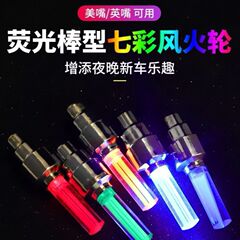 轮毂帽七彩自行车灯夜骑灯自行车气门灯风火轮灯自行车码表及配件