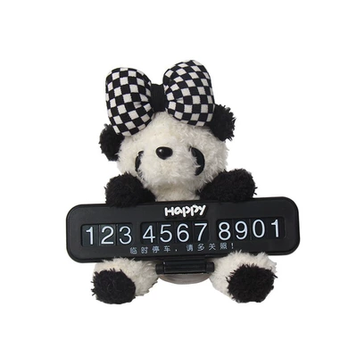 Nömrəli dayanma kartı – temporary parking number plate cute