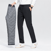 男羽绒裤时尚外穿松紧休闲裤长裤冬季男士保暖鸭绒