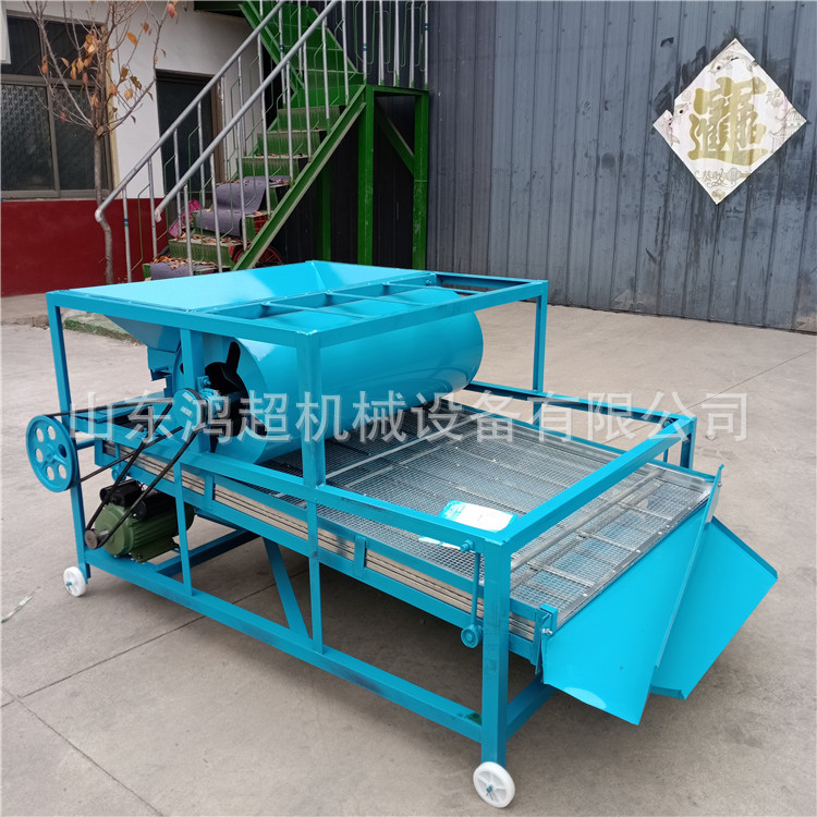 芝麻杂质清理筛分机 双层震动除杂筛玉米选种机