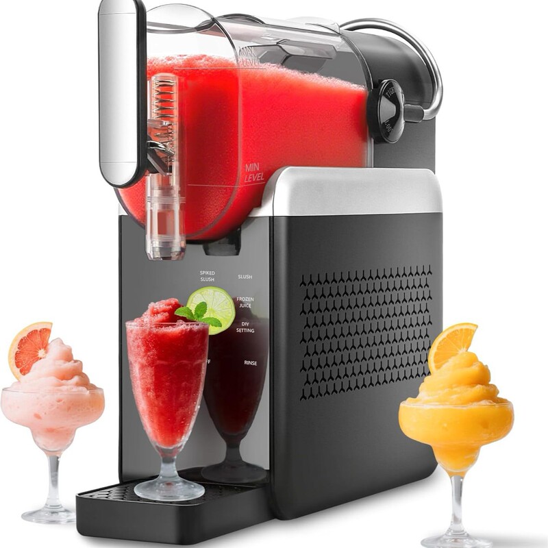 Us Standard In-Stock Household Snow Melting Machine, Continuous Ice Slush Machine, Touch Screen Cold Drink Machine, Juice Blender, DIY Ice Cream Machine