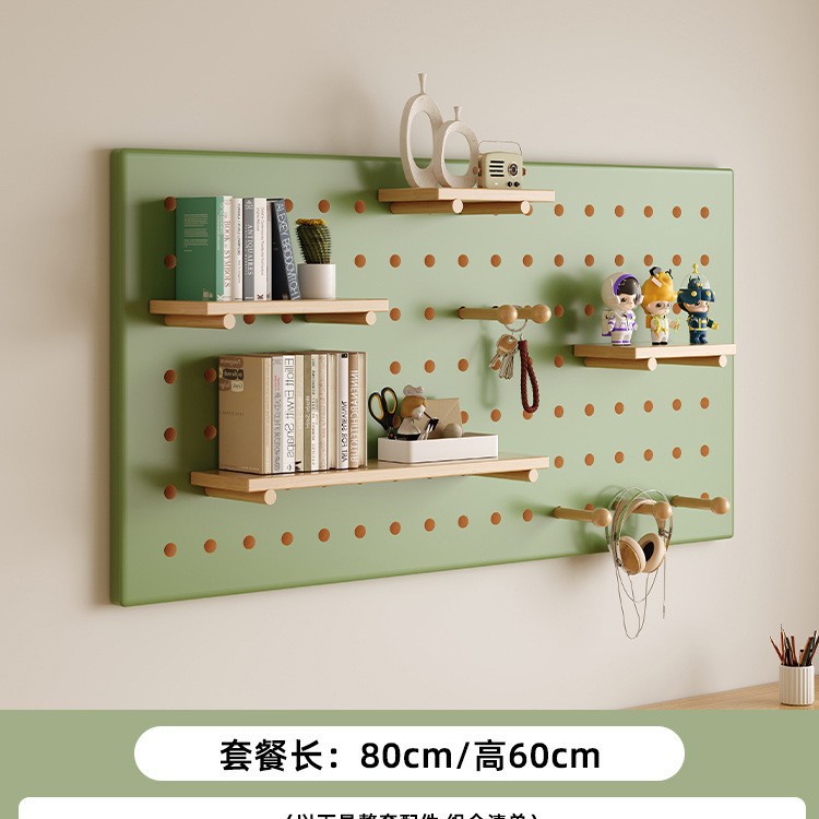 Estante de almacenamiento de paneles de agujeros en pared estante de almacenamiento de pared tablero de mensajes estante de exhibición de fotos estante de decoración