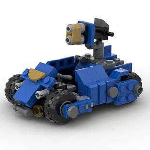 Moc Cross-Border Hot Sale 156638 Invader Type All-Terrain Vehicle Warhammer Boy Assembled Building Blocks Compatible with Lego DIY