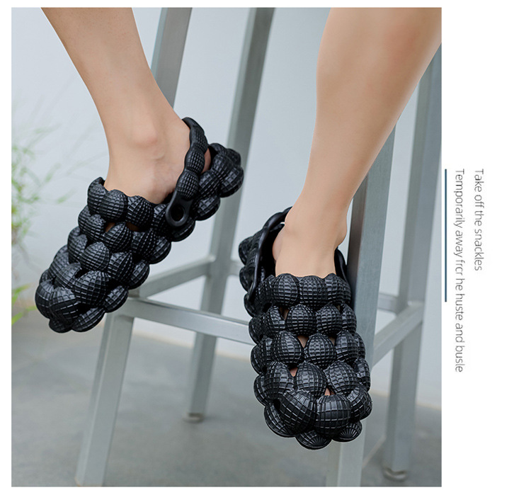 Kinderkleidung Kinderlochschuhe für Männer und Frauen im Sommer Litschi zwei Verschleiß Strandschuhe Bubble Toe Outdoor Freizeit Haus Outdoor Sandalen_voghion.com