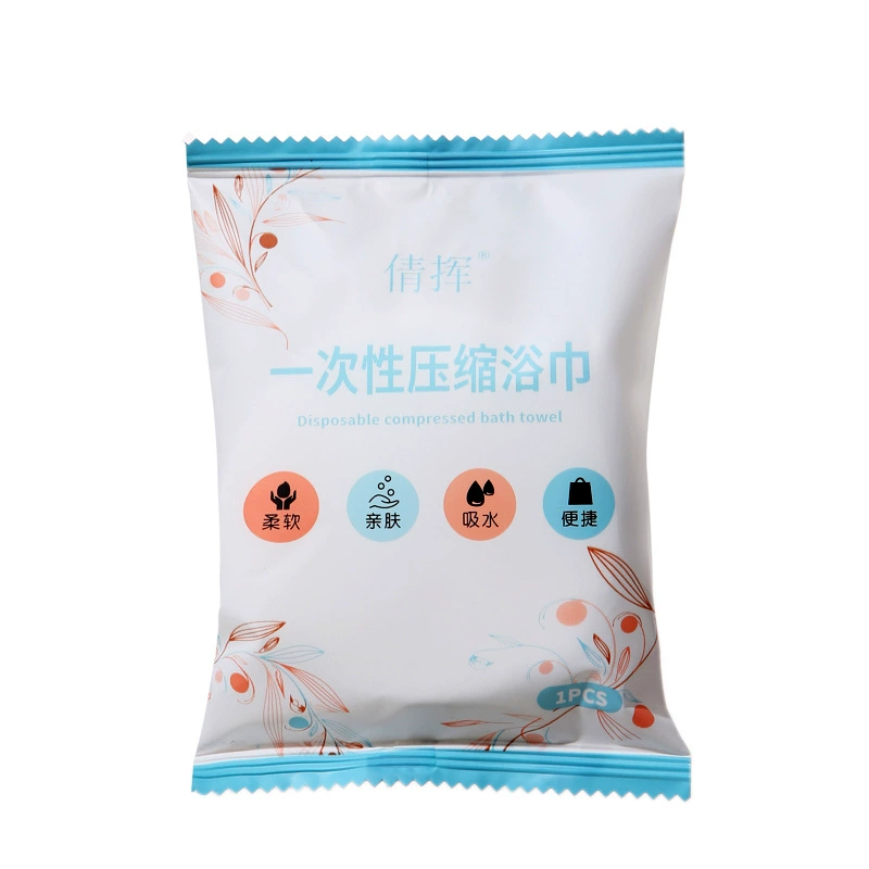 Disposable handheld bath towel for traveling, increased thickness