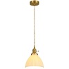 Japanese retro brass glossy bar ceramics for living room for bed, ceiling lamp, American style