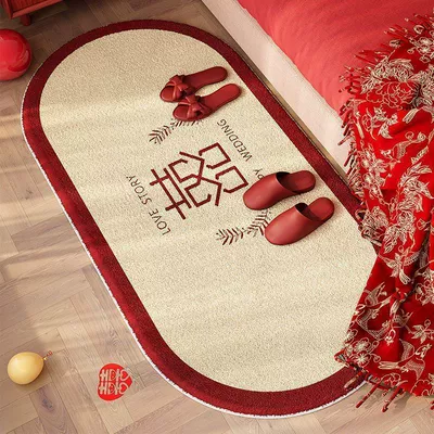 Car Carpet – Bedside Mat Wedding Room - 40120cm-imitation-cashmere-bedside-blanket-in-the-mood-for-love