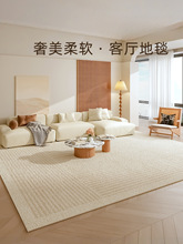 加厚地毯客廳2025新款輕奢沙發茶幾毯出租屋家用卧室地墊免洗