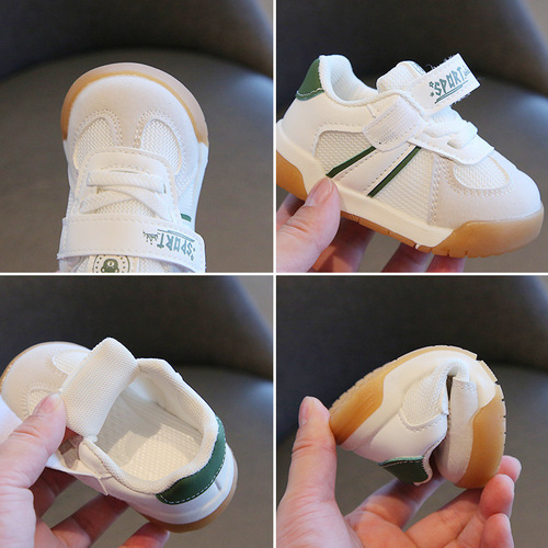 Baby shoes, men's autumn new baby shoes, non-slip toddler shoes, women's breathable mesh velcro children's shoes, direct sales