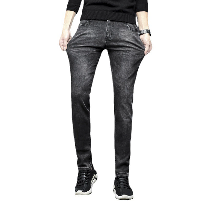 Весенние джинсы, модные штаны, 2023 год, корейский стиль, slim fit