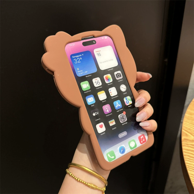 Яблоко, трёхмерный мультяшный совместимый iPhone 11/12, чехол для телефона, iPhone15 Pro, iphone, 14, 14promax, 15