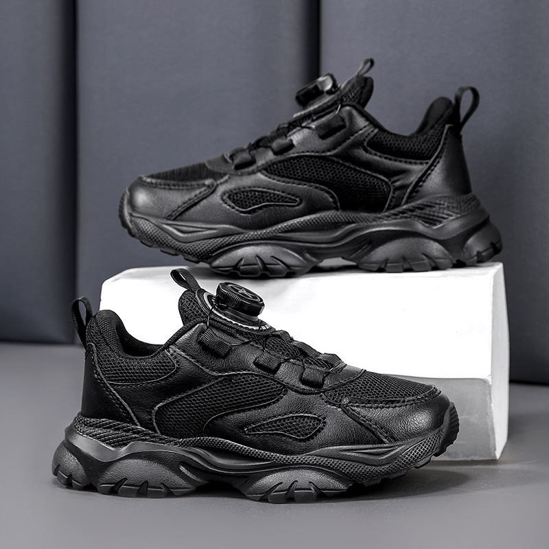 Calzado deportivo blanco para niños malla transpirable moda todo fósforo transpirable escuela para niños pequeños y medianos zapatos blancos zapatos deportivos para niños