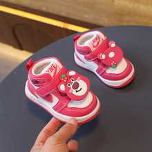 一件代发宝宝鞋子春秋婴幼儿学步鞋1一3岁女小童高帮鞋软底休闲鞋