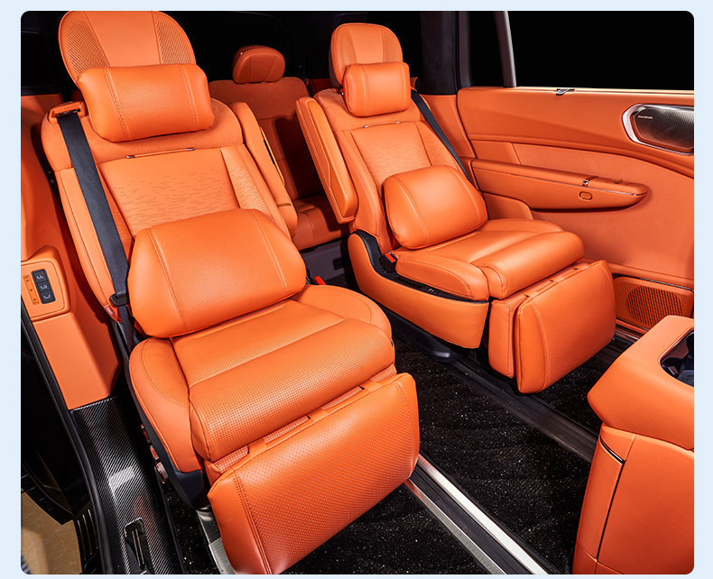 Suitable for Lynk & Co 900 Second-Row Legrest Protective Cover, Height-Increasing Pad, Seat Protection Pad, Car Interior Modification Accessories