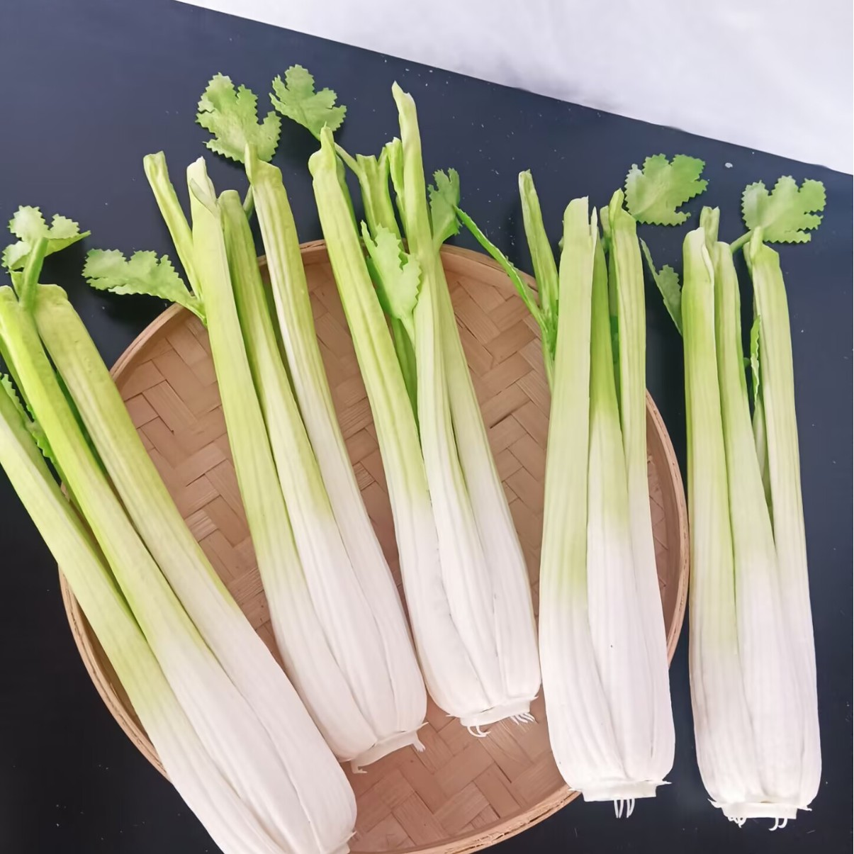 仿真芹菜假蔬菜白菜辣椒四季豆花菜葱蒜茄子苦瓜黄瓜丝瓜生菜批发