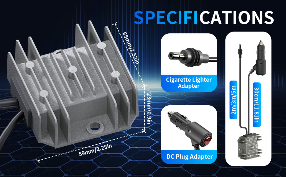 Cross-Border Hot-Selling 12V24V to 30V3.5A Power Converter Mini Cable 12V to 30V3.5A Boost Power Supply