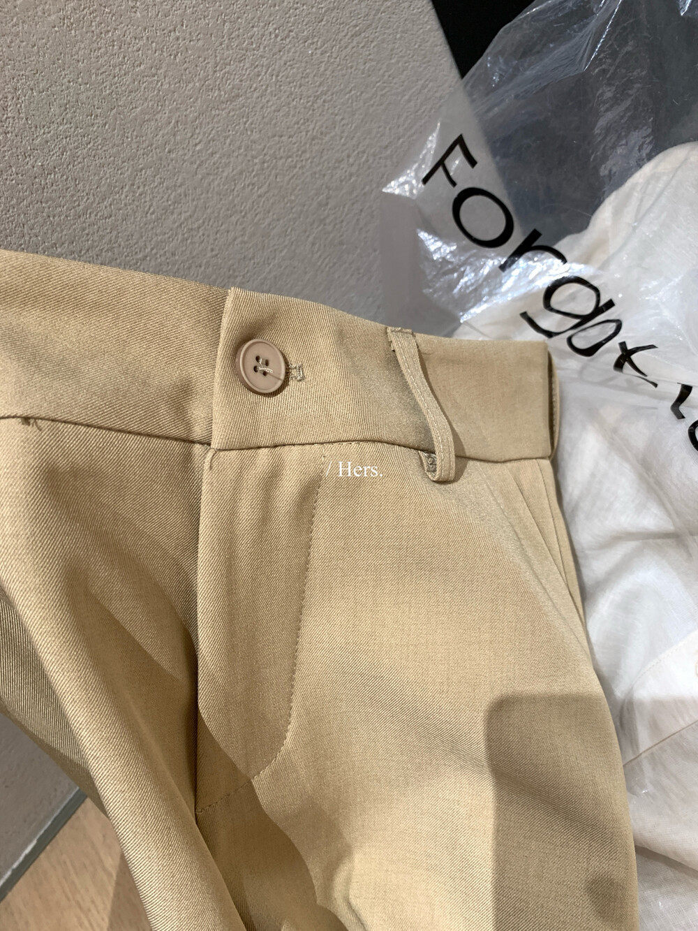 Quần culottes nữ ống rộng dáng suông vải rũ mềm mại — màu đen, màu kaki chi tiết 23