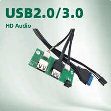 USB2.0/3.0+HD Audio/�_�P �C��ǰ����往