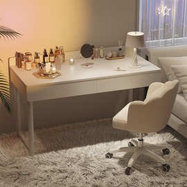 简约化妆小桌子女生卧室家用白色梳妆台ins风简易出租屋用电脑桌