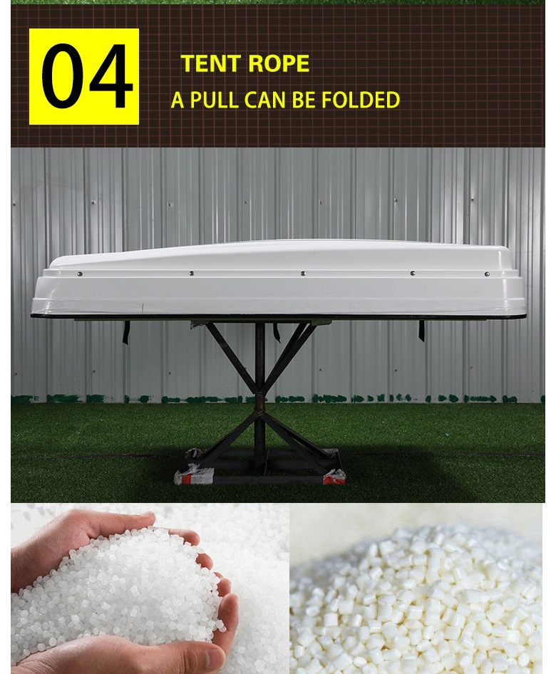 Roof Tent Rollover Suv Car Outdoor Quick-Open Car Foldableing Abs Aluminum Alloy Hard Top Roof Tent