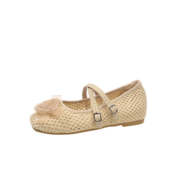 Camellia francesa zapatos de malla para mujeres 2026 con una falda pequeña altura zapatos de noche y noche zapatos suaves