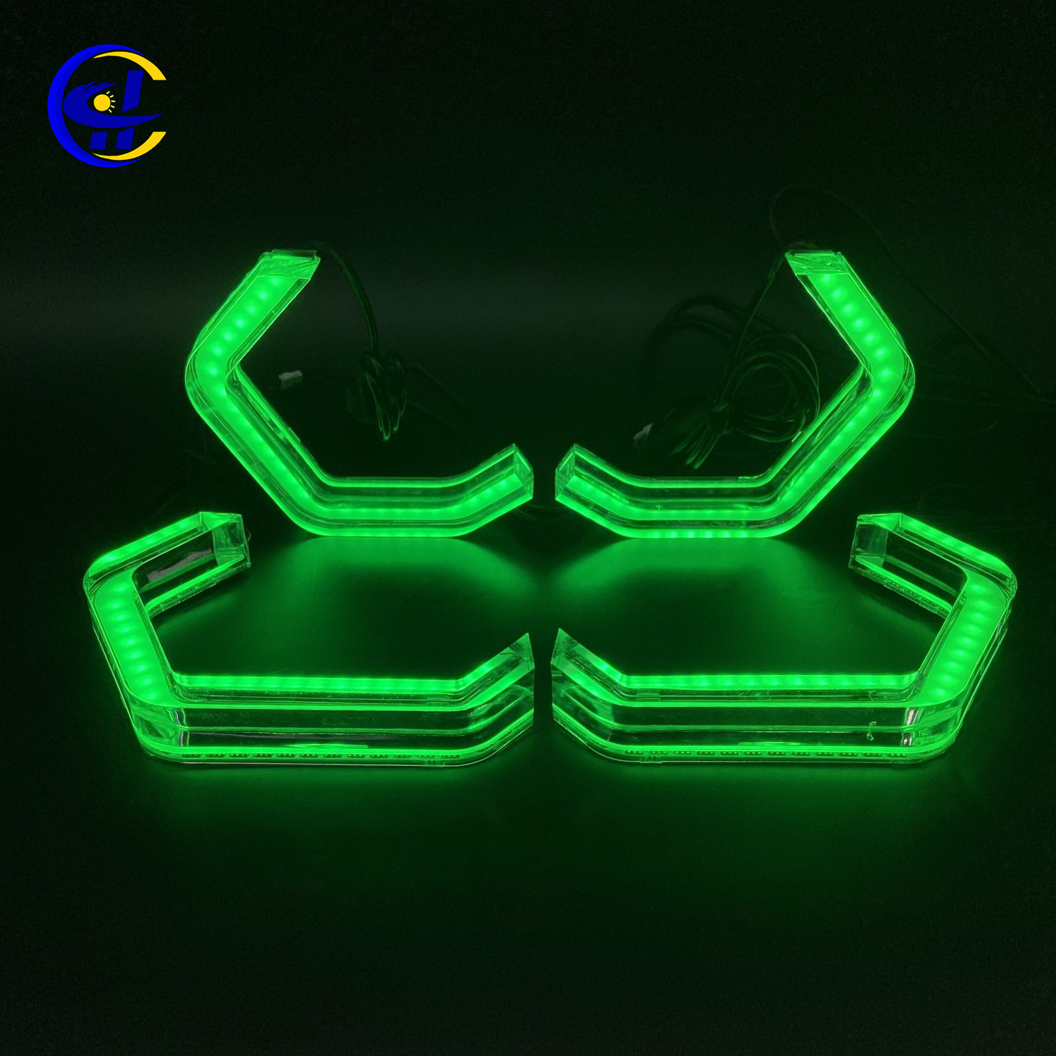 Suitable for E90 E92 M3 M4 car daytime running light LED angel eyes ice blue crystal angel eyes