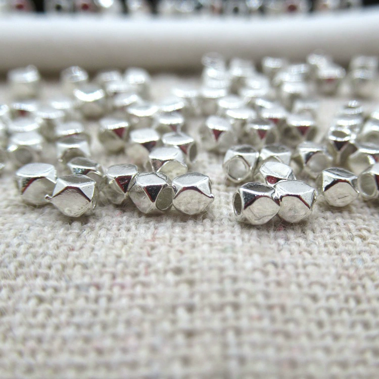 Бусины, серьги, материал handmade, аксессуары, браслет из бус, S925, образец серебра 925