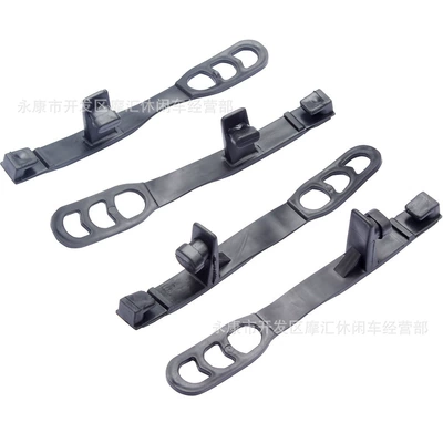 4 Pieces of Off-Road Motorcycle Street Bike Accessories, Headlight Fixing Rubber Strip Bracket, Universal Excf Crf (Motorcycle General Parts)