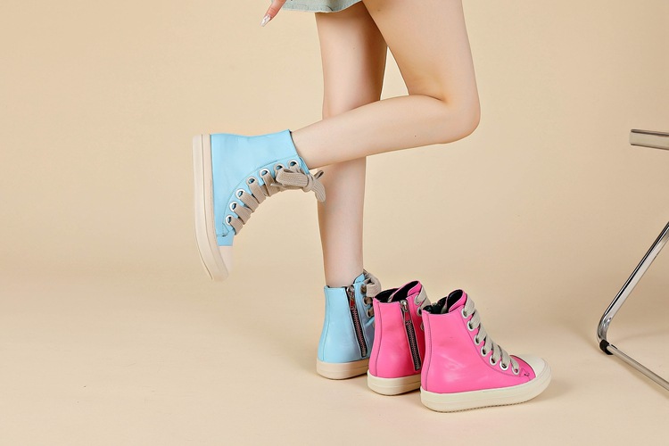 Pantofi sport unisex pentru cupluri, cu șireturi groase și ochiuri mari, pentru comerț exterior transfrontalier_voghion.com