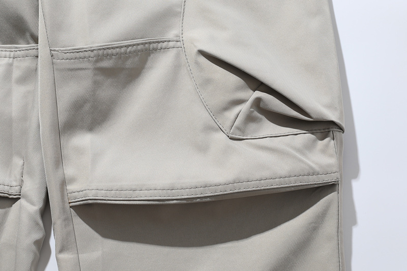 Pantaloni cargo uomo a gamba dritta con tasche laterali_voghion.com