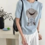 短袖女孩宽松新款针织衫