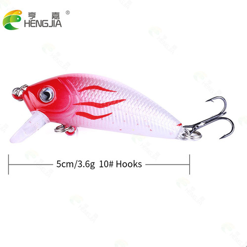 Microbait Minollua bait mini 5CM water surface bass fake bait Lua fishing bait hard bait wholesale road sign