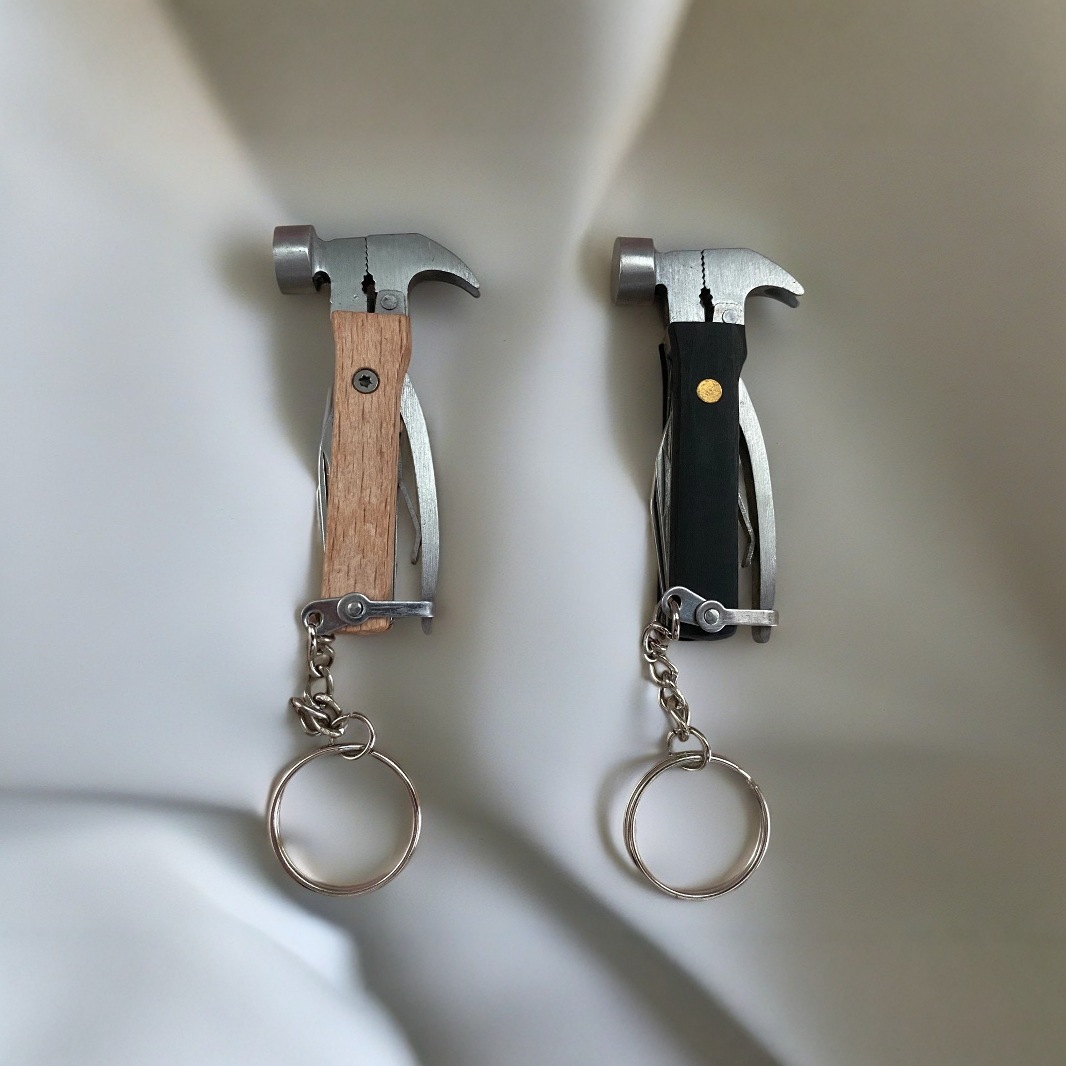 厂家直销迷你便携羊角锤多用途彩木锤工具多功能锤小型木头不锈钢