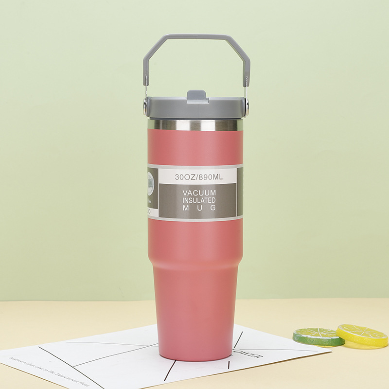 Vaso de aislamiento de gran capacidad para automóvil de vacío de doble capa de acero inoxidable 304 transfronterizo