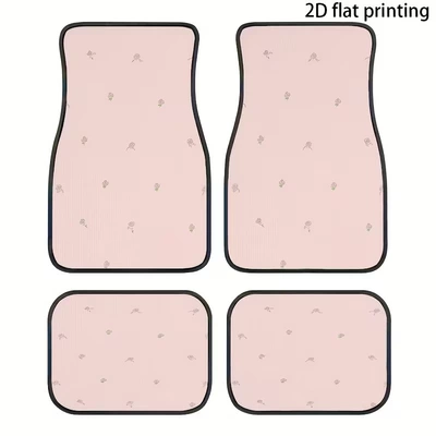 Avtomobil döşəmə paspasları — Car Interior Floor Mats, Thickened Dirt-Resistant - zx-car-floor-mats-simple-11-4570-self-cut-1-piece-of-silk-circle-for-the-front-foot
