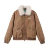 6105 brown (removable fur collar)