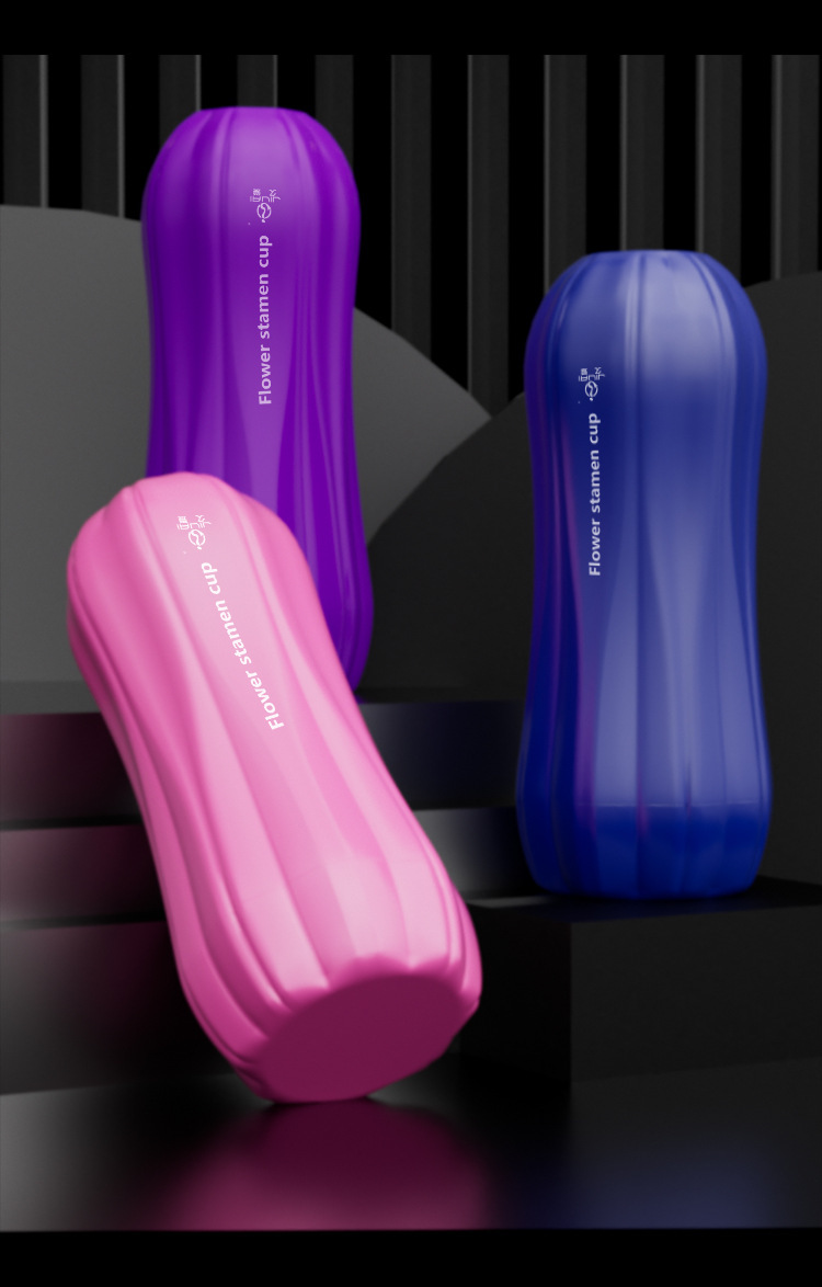 Jiuai Manual Masturbation Cup TPE ABS Textured Interior Male Adult Toy — detail image 23