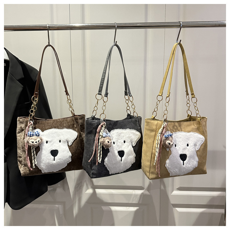 New Women's Bag Fashion Retro Large Capacity Women's Shoulder Crossbody Tote Bag Niche Women's Bag Commuting Wholesale