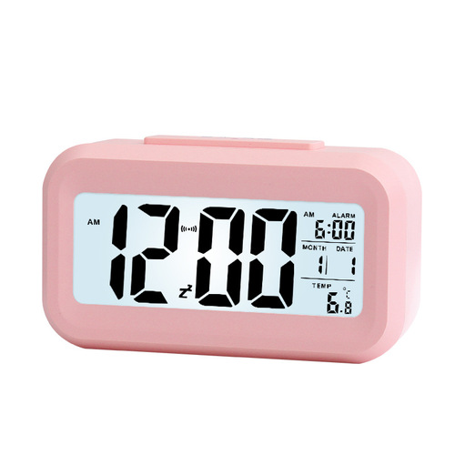 Factory direct sales smart clock rechargeable electronic digital clock smart luminous student-specific alarm clock super loud