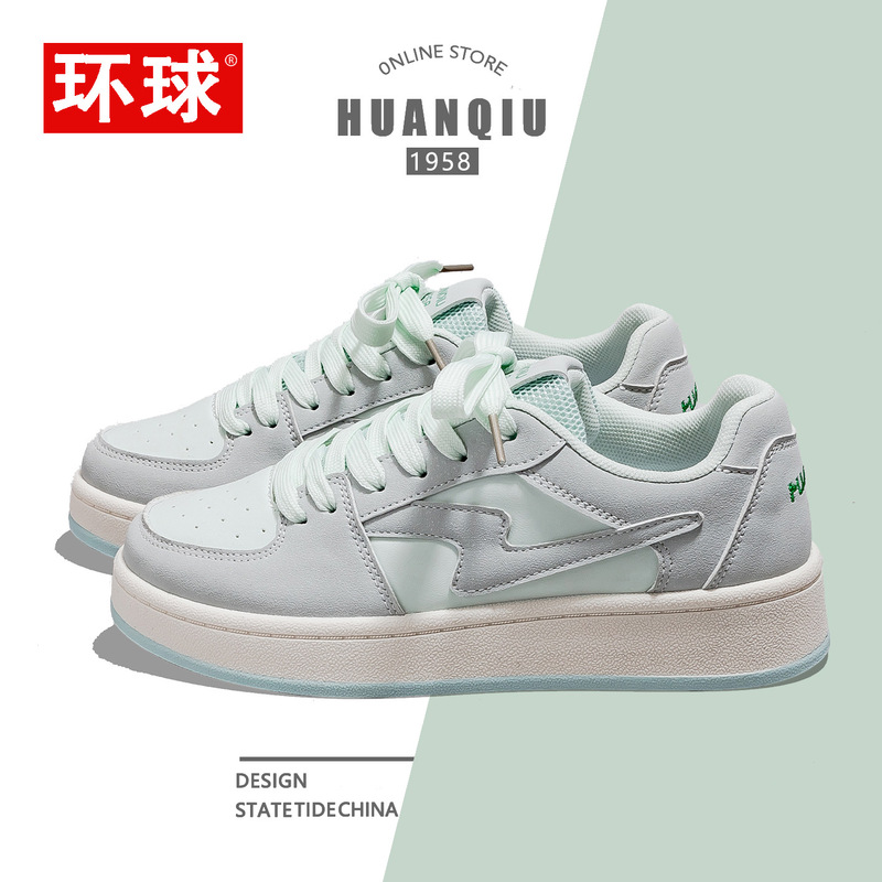Universal Sea Salt Blue White Shoes Women's 2025 Summer New Student Easiest for Match Breathable Lightweight Casual Sports Shoes Women Universal Sea Salt Blue White Shoes Women's 2025 Summer New Student Easiest for Match Breathable Lightweight Casual Sports Shoes Women