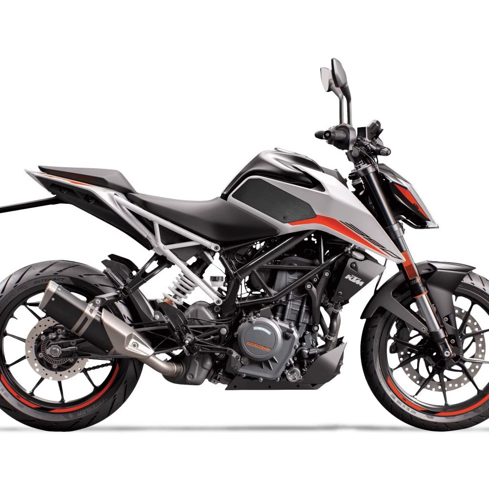 Для KTM Duke 390/200 (модели 2020–2023), защитная противоскользящая наклейка на бензобак, «рыбья кость»