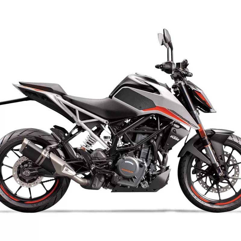 Для KTM Duke 390/200 (модели 2020–2023), защитная противоскользящая наклейка на бензобак, «рыбья кость»