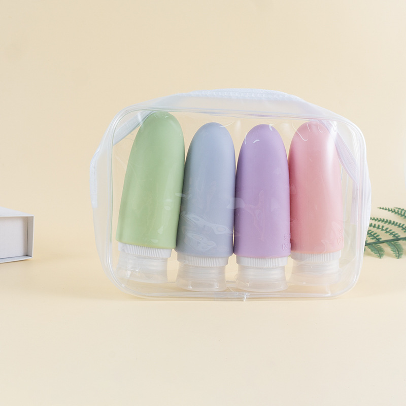 现货硅胶旅行瓶小瓶子收纳瓶洗发水沐浴露化妆品出差旅游便携分装