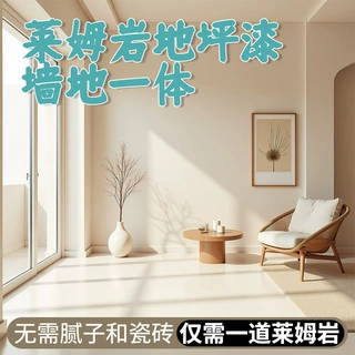 加工定制莱姆岩涂料微水泥地面漆防水地坪漆微陶泥墙地一体改色漆