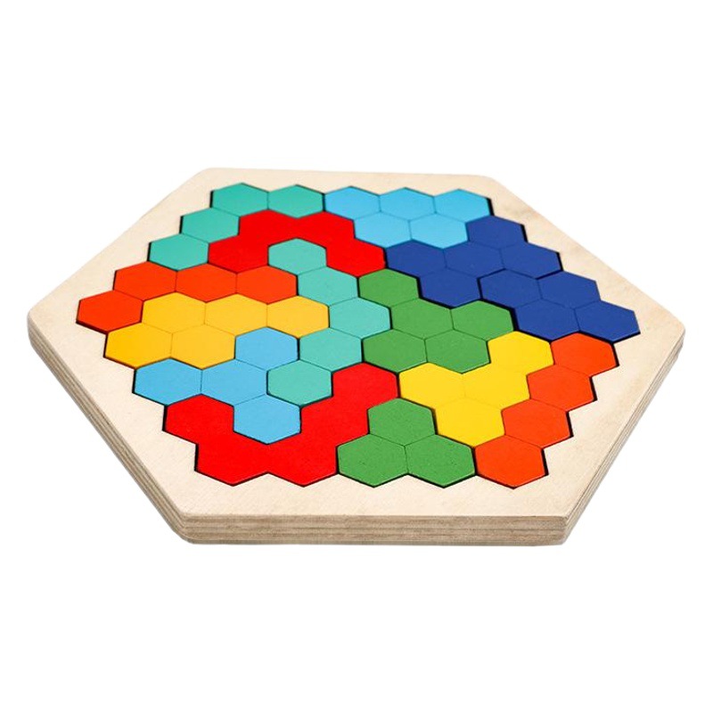 Variedad de madera panal rompecabezas niños y niñas color rompecabezas kindergarten educación temprana bebé niños juguetes educativos al por mayor