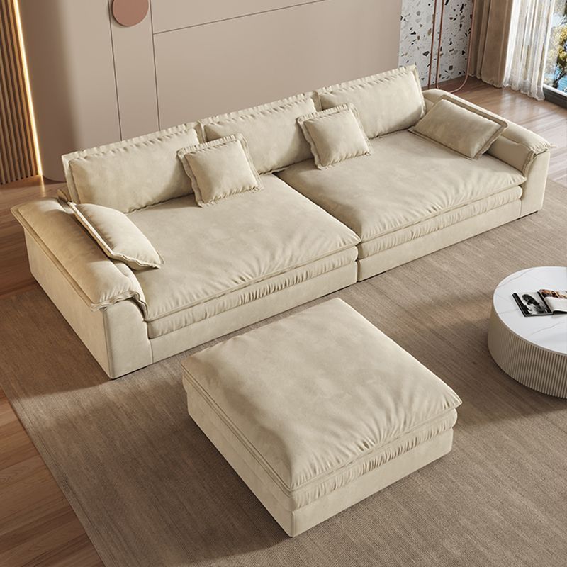 2024 Italian-Style Light Luxury Sofa for Small Living Rooms, Tech Fabric Sofa, Straight Row, Extra Wide, Popular Model, Reclining
