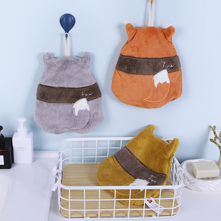 Cartoon coral fleece animal multifunctional towel animal cute household kitchen children mini towel